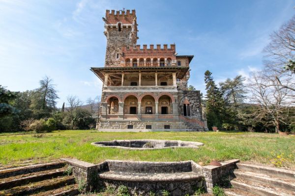 Villa Coppodé neo-medieval castle, Bucine, Arezzo - Tuscany